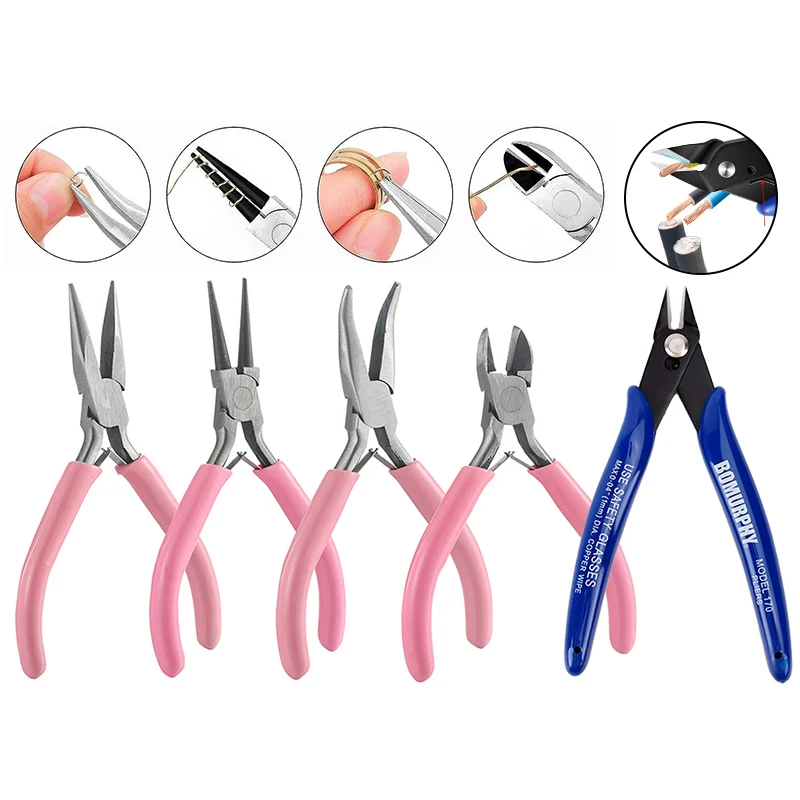 Diy Electronics Gadgets - 170 Electronic Diagonal Pliers Kit Carbon