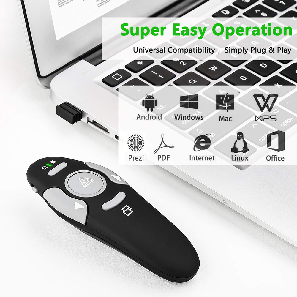 MRSVI Wireless Presentation Cl - Laser Pointer Presenter ulasan dan harga