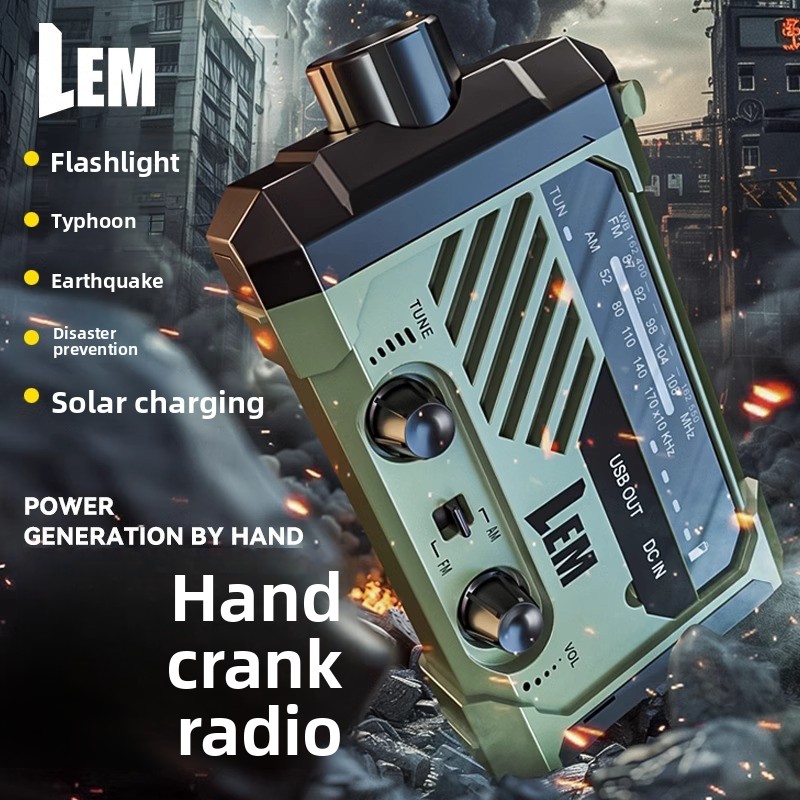 Survival Radio-Emergency Hand  - Solar Powered Charger ulasan dan harga