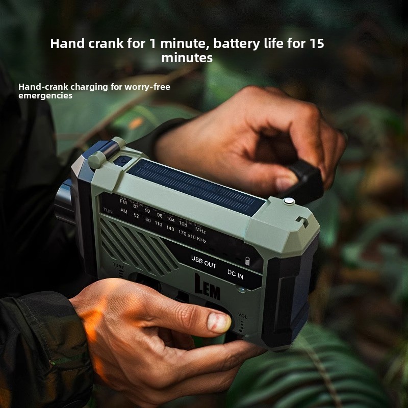 Survival Radio-Emergency Hand  - Solar Powered Charger ulasan dan harga