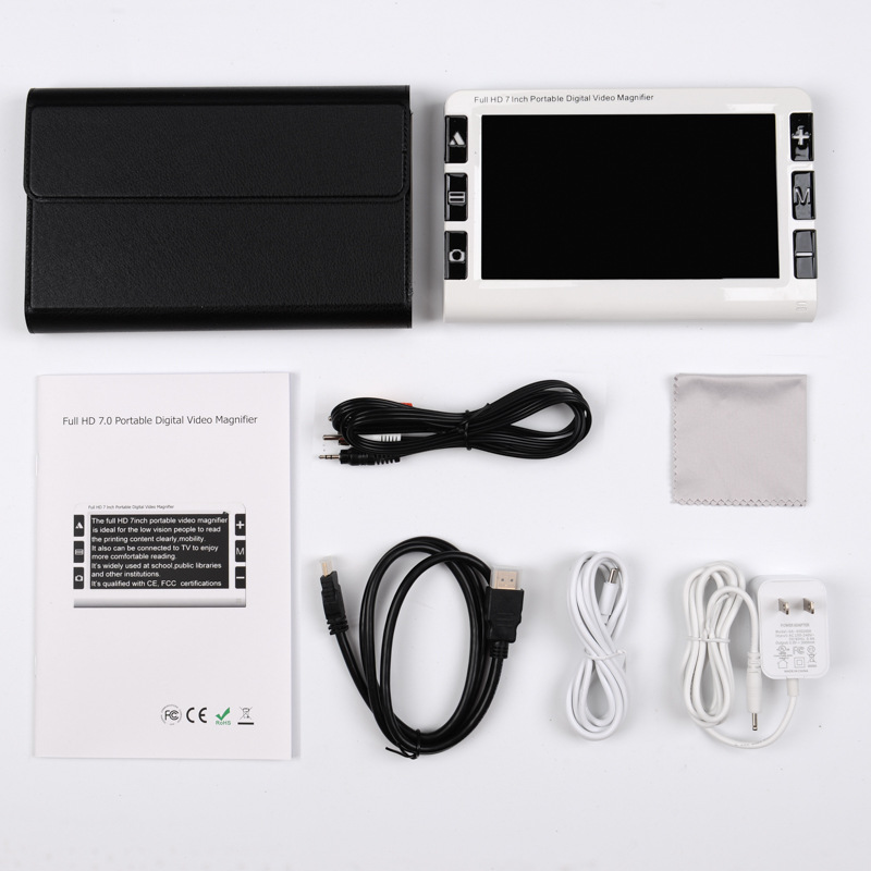 7.0 inch visual aid 32 times m - Digital Magnifier Reading ulasan dan harga