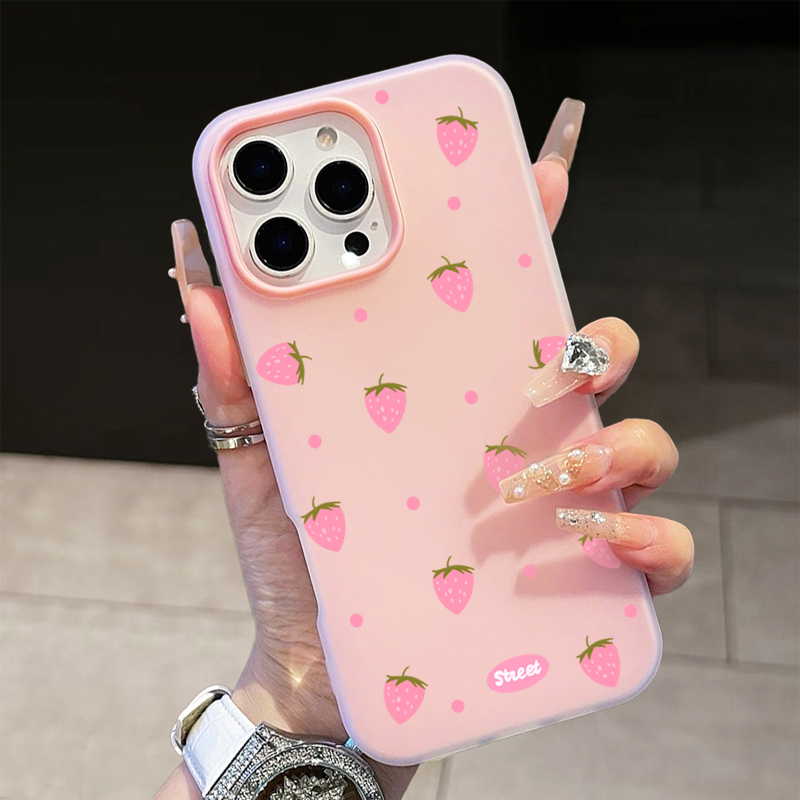 Sweet Pink Strawberry Pattern  - Samsung Galaxy S25 ulasan dan harga