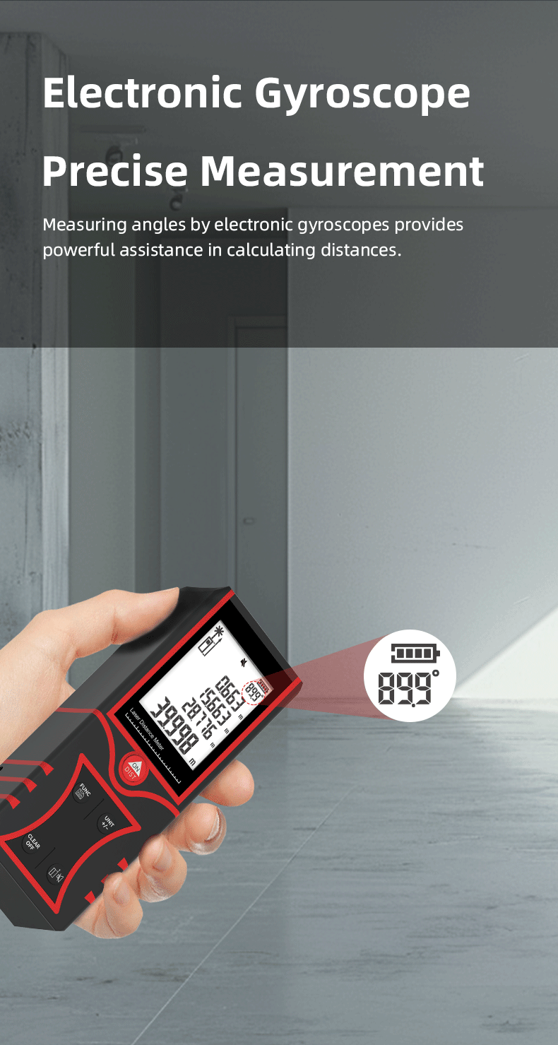 Model GS-16 Industrial Red Las - Laser Distance Measure ulasan dan harga