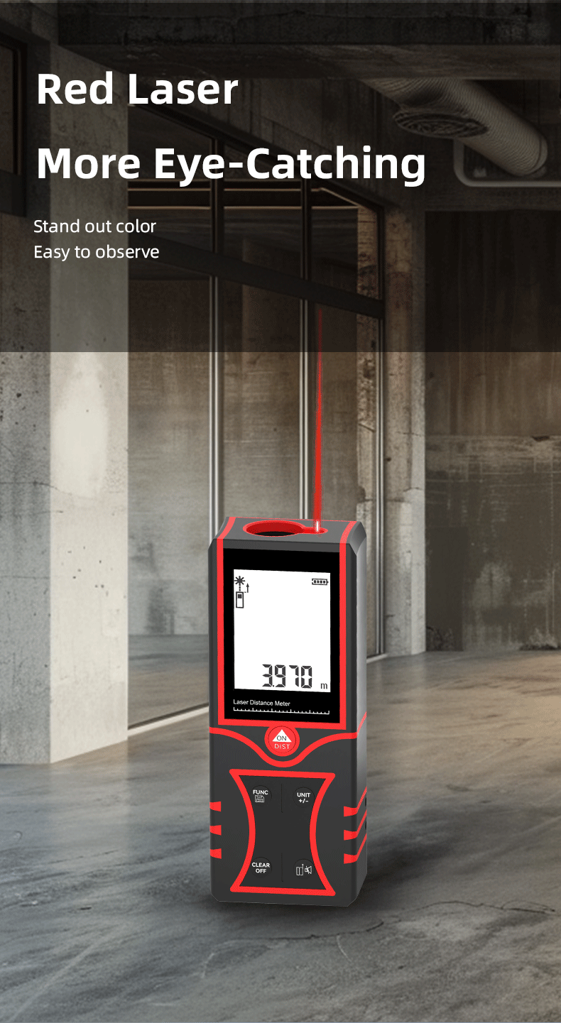 Model GS-16 Industrial Red Las - Laser Distance Measure ulasan dan harga