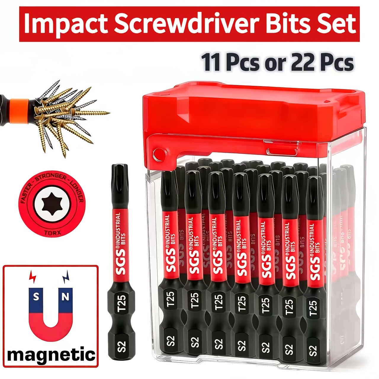 11/22-Piece T25 Torx Magnetic  - Diy Electronics Gadgets ulasan dan harga