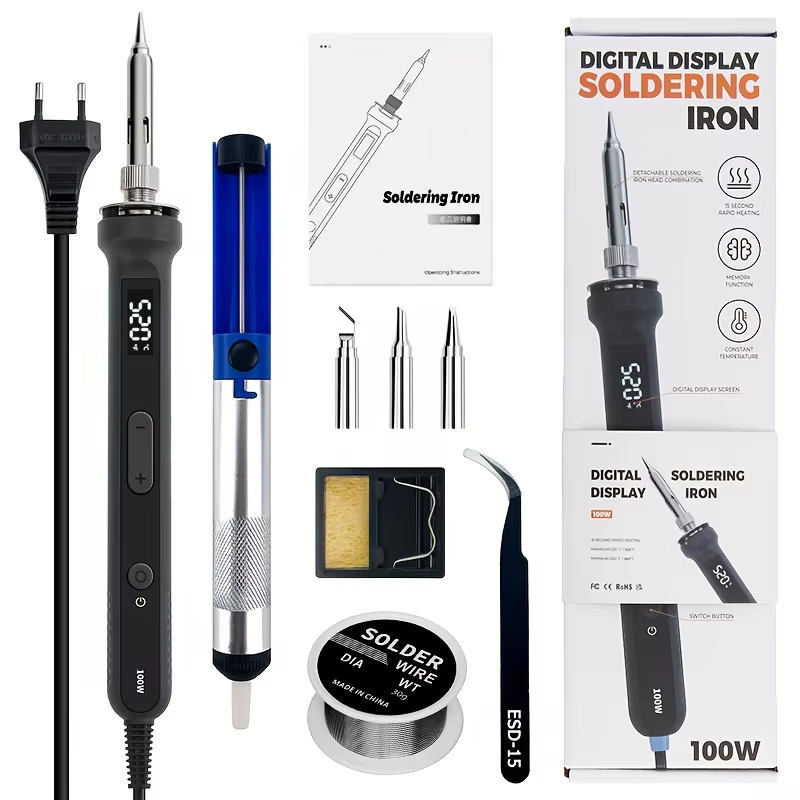 100W Digital Soldering Iron Ki - Electronics And Gadgets ulasan dan harga