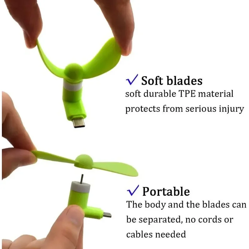 Type-C Mini Portable Micro Fan - Electronics And Gadgets ulasan dan harga
