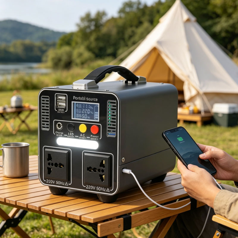 300W 166.5Wh/333Wh Portable Po - Solar Powered Charger ulasan dan harga