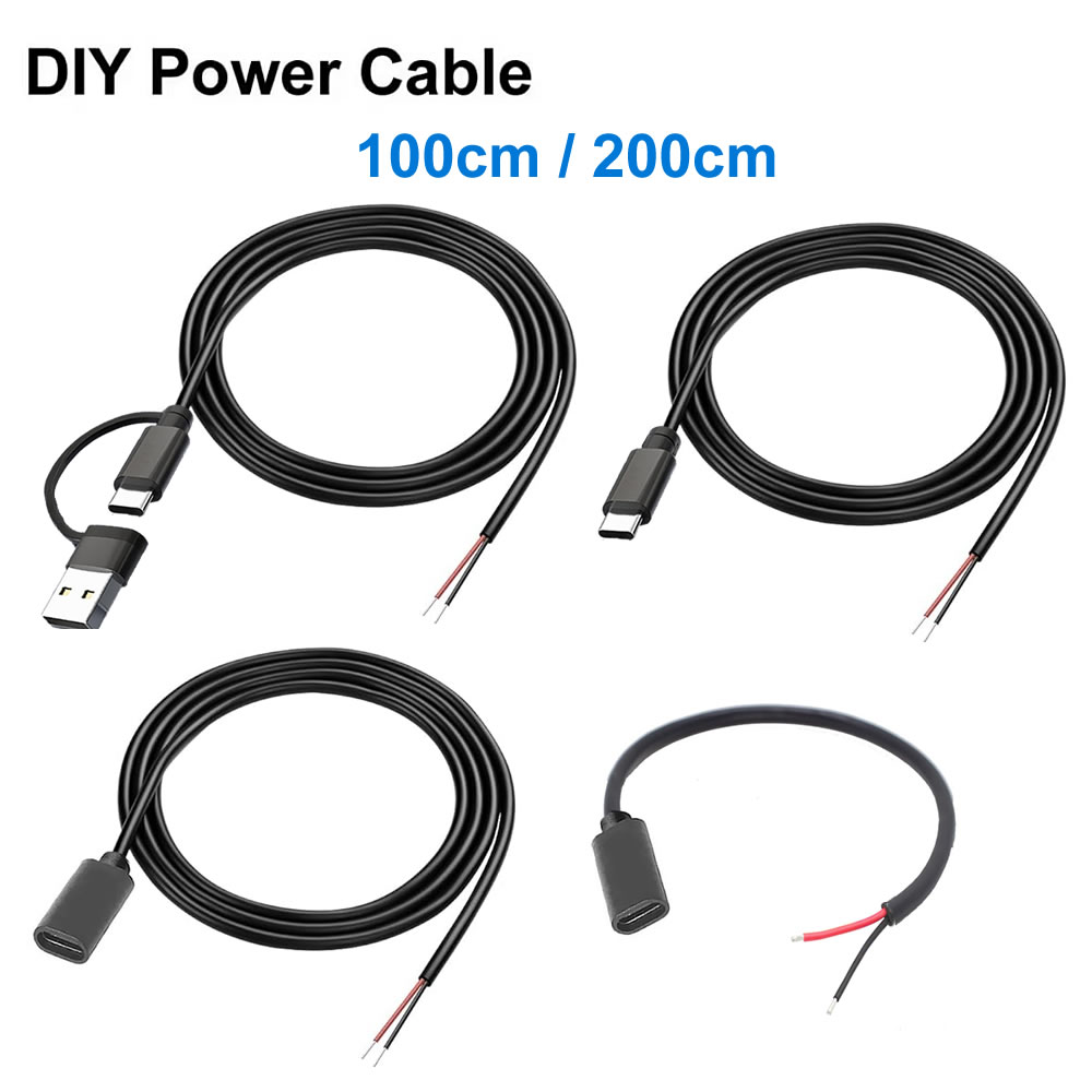 DC 2 Pin Power Cable USB and T - Diy Electronics Gadgets ulasan dan harga