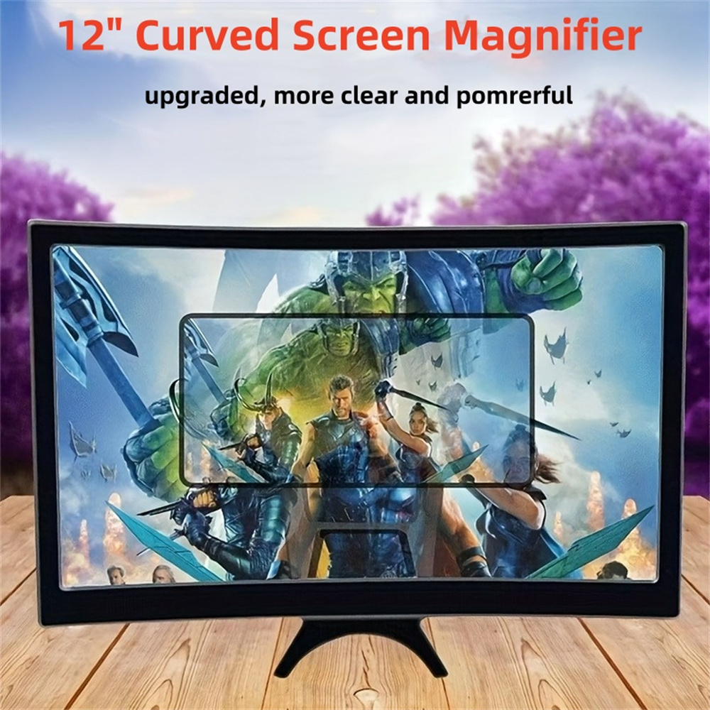 12 Inch Large Curved Screen 3D - Digital Magnifier Reading ulasan dan harga