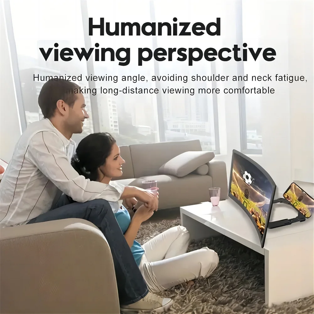 12 Inch Large Curved Screen 3D - Digital Magnifier Reading ulasan dan harga