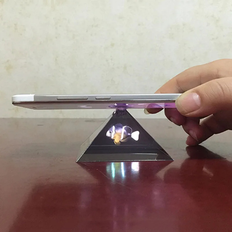 3D Hologram Pyramid Display Pr - Digital Magnifier Reading ulasan dan harga