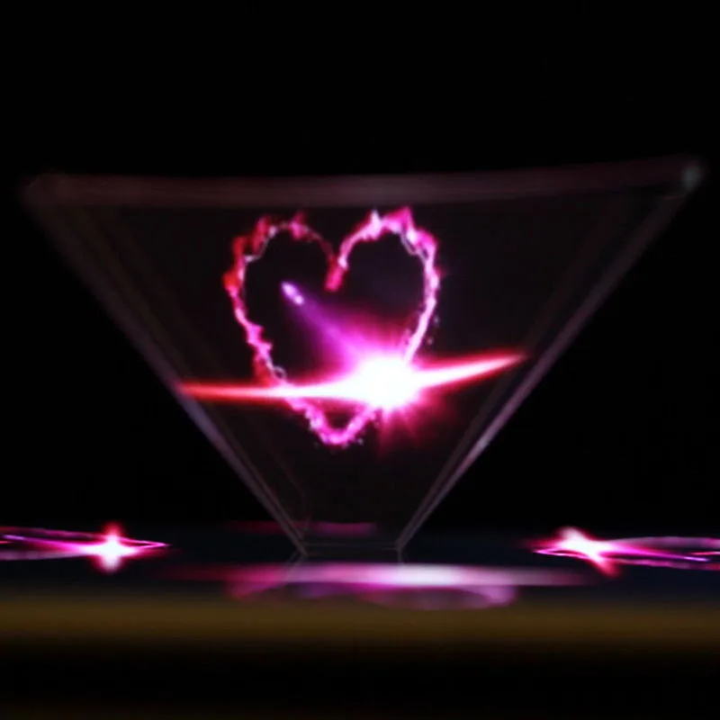 3D Hologram Pyramid Display Pr - Digital Magnifier Reading ulasan dan harga