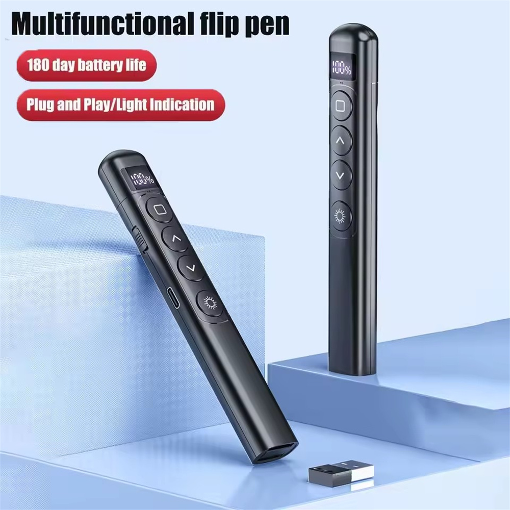 Flip-pen Presentation Clicker  - Laser Pointer Presenter ulasan dan harga