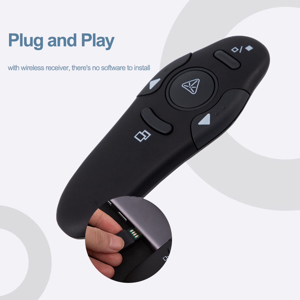 2.4GHz Wireless USB Powerpoint - Laser Pointer Presenter ulasan dan harga