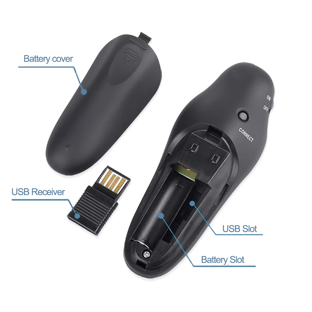 2.4GHz Wireless USB Powerpoint - Laser Pointer Presenter ulasan dan harga