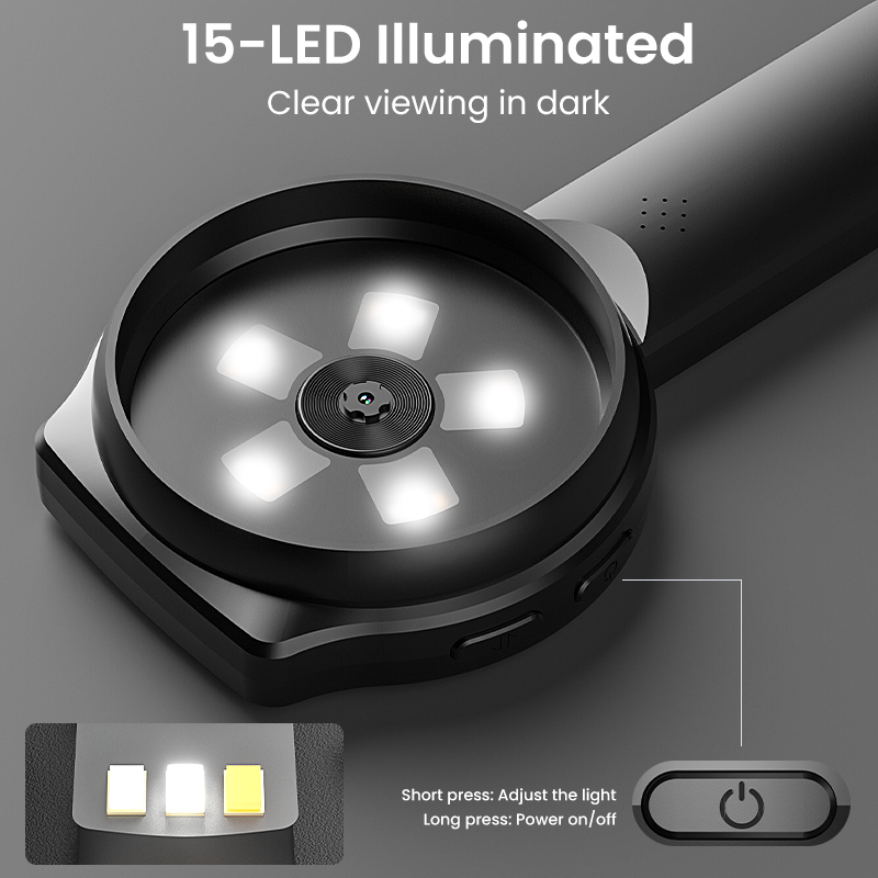 2.8IN Screen HD Digital Micros - Digital Magnifier Reading ulasan dan harga