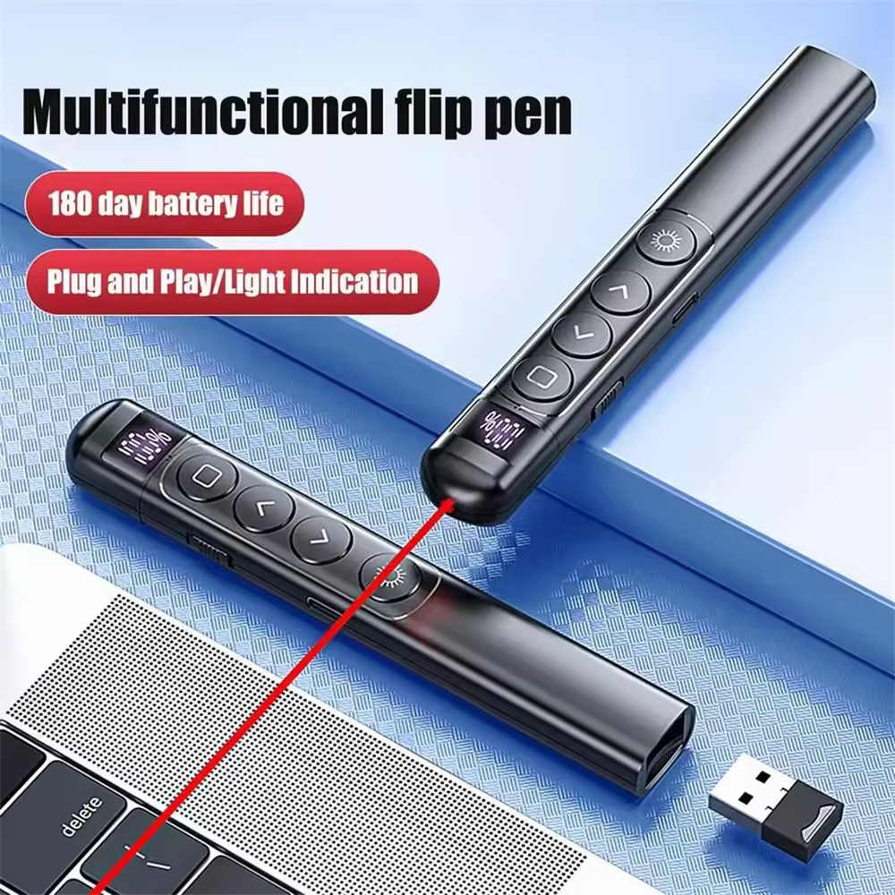 Flip-pen Presentation Clicker  - Laser Pointer Presenter ulasan dan harga