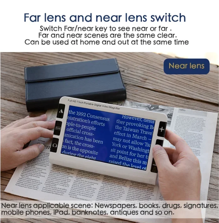 NEW 2-32X Portable Electronic  - Digital Magnifier Reading ulasan dan harga